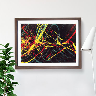 XH1022-6100X Modern Graffiti Art Abstract - Single Picture Frame Print