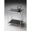 Deidre Glass & Metal End Table