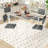"47'' 5-Piece Stylish Dining Table Set-1423091626