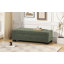 Banc de rangement, banc de bout rembourré avec rangement et sièges pour le salon, la chambre à coucher ou le vestibule-712090384