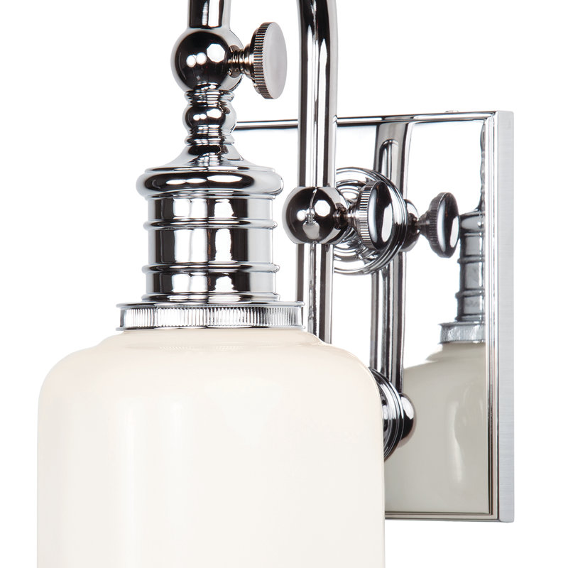 Keswick 1 - Light Armed Sconce, Polished Chrome