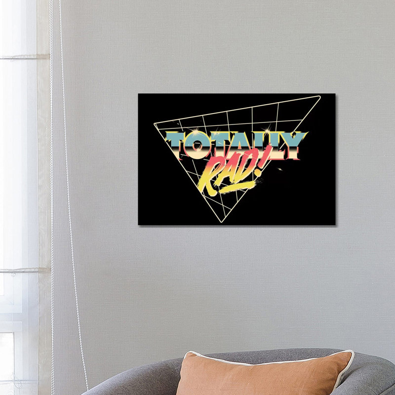 Totally Rad by Mathiole - Print on Canvas, 66.04 cm H x 45.72 cm W x 1.91 cm D, Wrapped Canvas