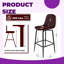 Ensemble d'îlot de cuisine 63 pouces avec 4 tabourets de bar - surface d'aspect marbre avec éclairage DEL-890321559-890321556