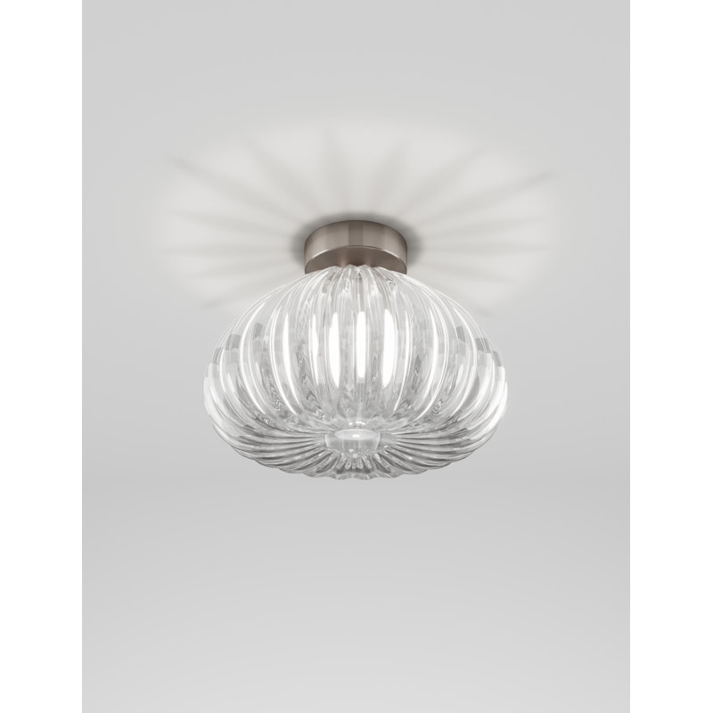 Diamante 1 - Light Semi Flush Mount, Crystal