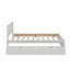 Lit plateforme simple en bois avec tiroirs