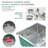 Transolid Diamond 19'' W Single Bowl Stainless Steel Undermount Kitchen Sink 0