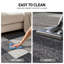 Tapis gris, noir et blanc touffeté à motif géométrique Akieba-24121776