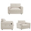 Fauteuil en chenille avec assise large-783312100