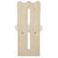 Chaise rembourrée en bois massif Kieran-610533851