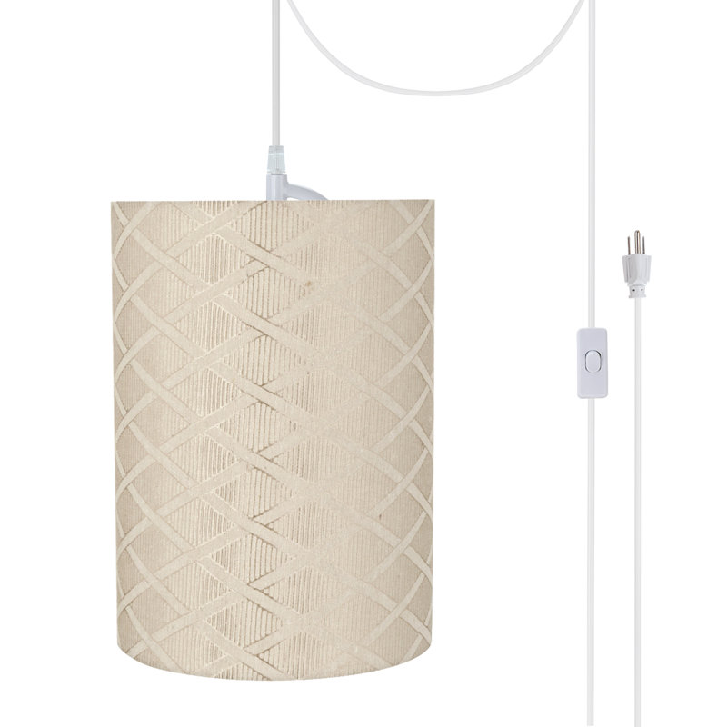 Hebden 1 - Light White Single Pendant, Light Brown
