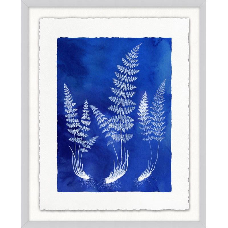 Fernspirationdigo, impression encadrée sur verre 6 pi