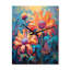 Horloge murale «Chrysanthemums»-99640634