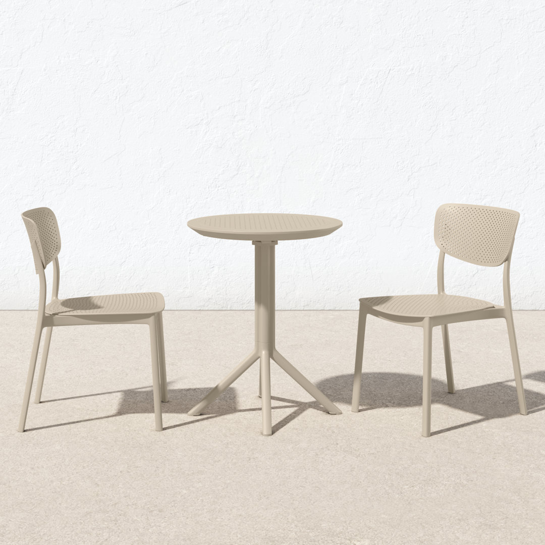 Farrah 2 - Person Patio Dining Set with Round Table AllModern 