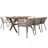 7-Piece All-Weather Patio Dining Set With Acacia Wood Tabletop And Ergonomic Chairs