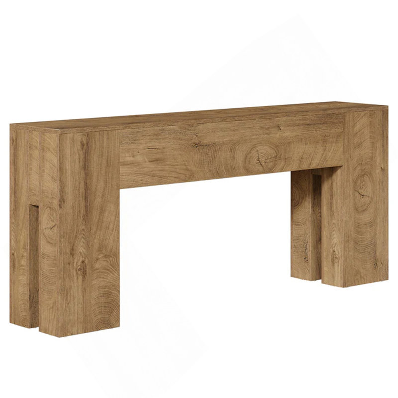 Rustic Side Table,Stylish Wooden Console Table