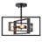 3-light Modern Semi Flush Mount 
