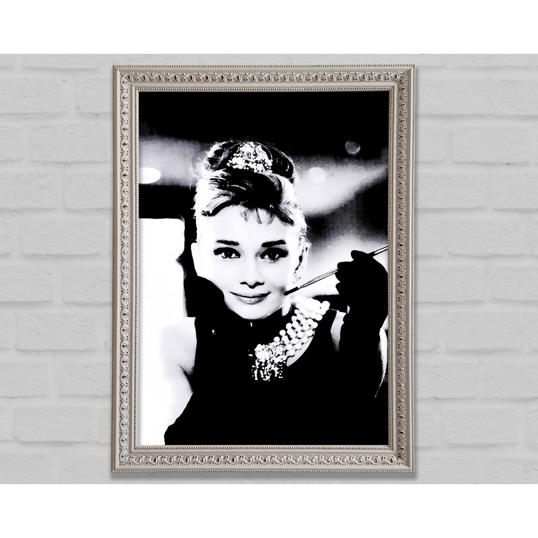 Audrey Hepburn Frühstück bei Tiffanys - Druck