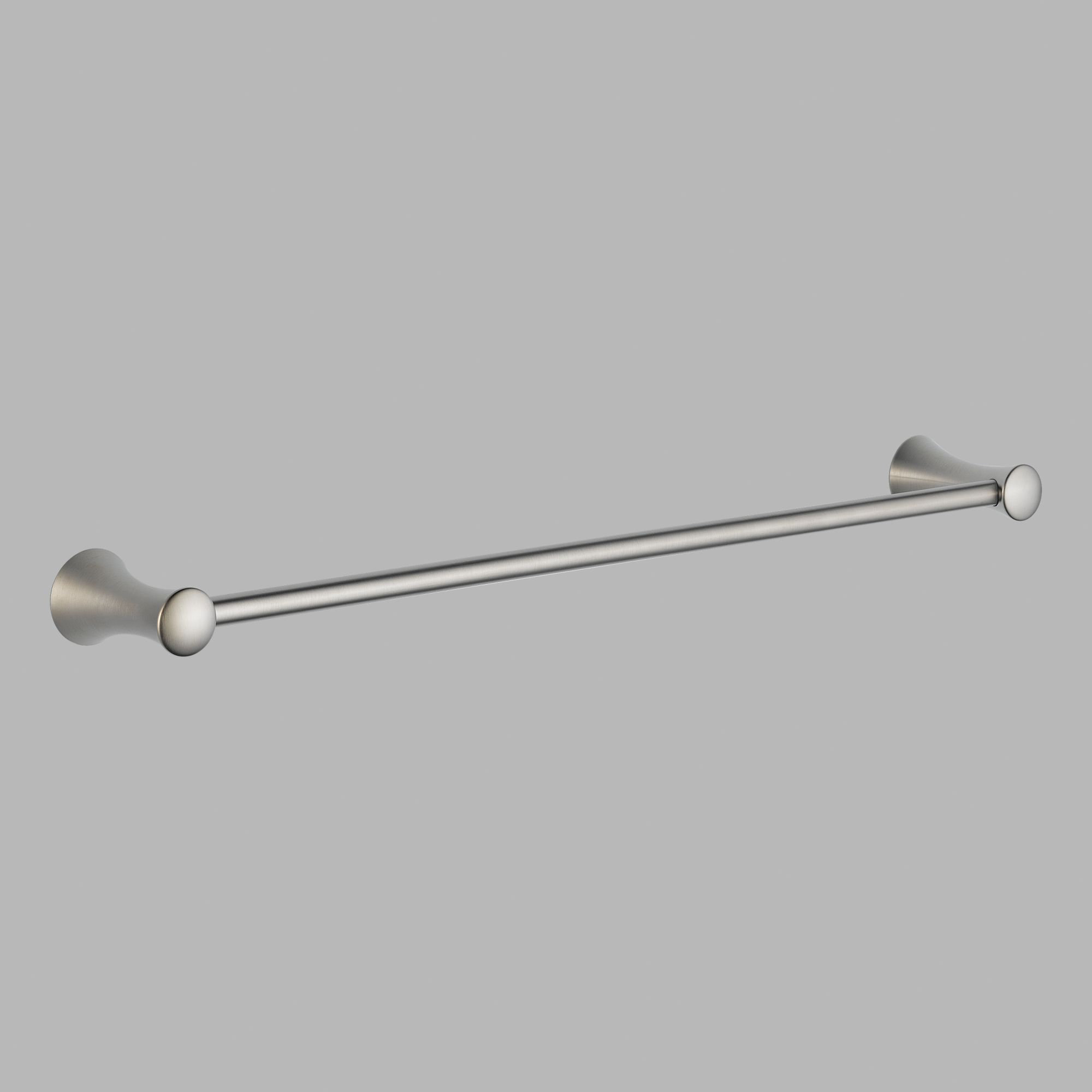 Lahara 24 in. Wall Mount Towel Bar Bath Hardware Accessory, Aged Pewter, 24"