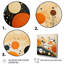 Décoration murale orange Mid Century Organic Harmony III - Abstrait Mid-Century-1171492665-1171492664