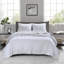Ensemble de courtepointe 2 pièces blanc simple / simple TG-119181147-119181150