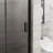 34"X 72" Bifold Frameless Glass Shower Door 1/4 Inch Tempered Clear Glass Pivot Swing Shower Panel, Foldable-111950528