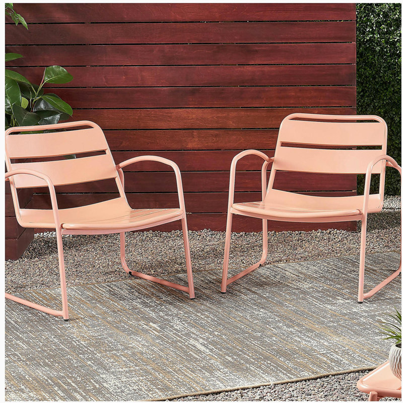 Chaise de salon simple, luxueuse et élégante, Corail