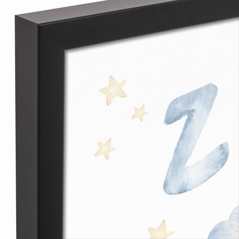 «ZZZ Stars Cloud», art encadré, H 15,75 po x l 12,75 po x P 1,75 po