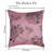 Floral Square Throw Pillow Covers Set with Digital Print – Christmas Decor 18x18 for Sofa and Bed