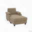 Ensemble de fauteuil d'appoint et repose-pieds avec dossier inclinable-657099837
