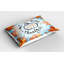 Ensemble de 2 taies décoratives Ambesonne «Say Eat Drink Be Thankful» orange foncé bleu ciel-100217894