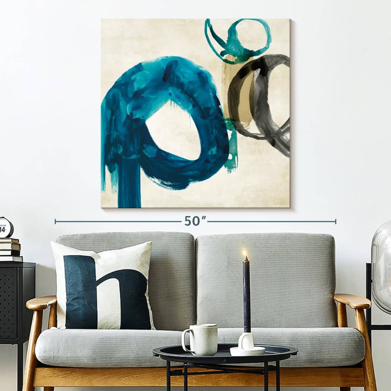 Avery Blue Ring I, 33" H x 33" W