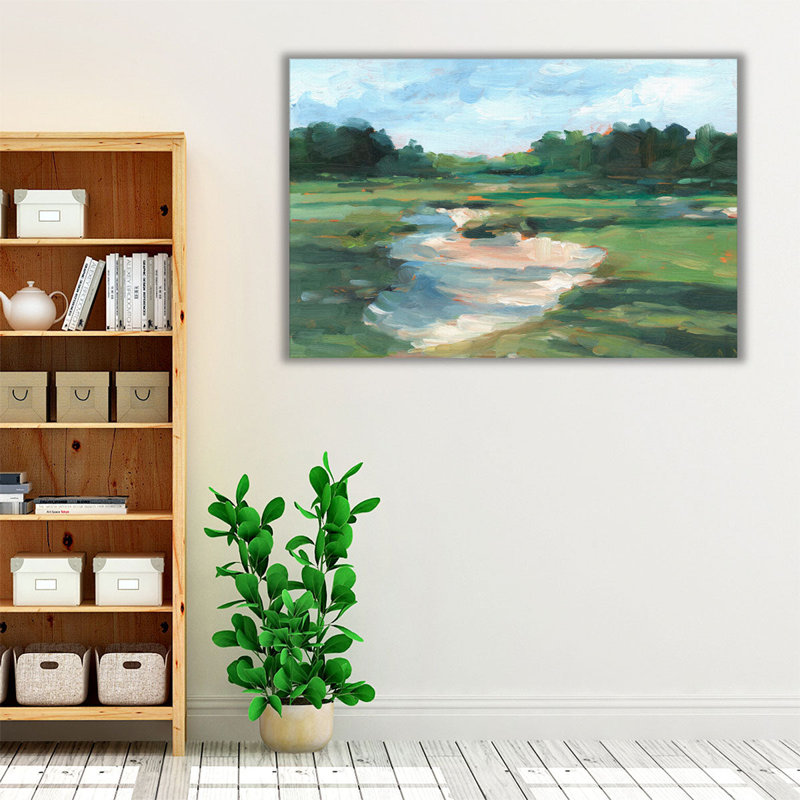 «Golf Course Study I», reproduction d'art sur toile, H 24 po x l 36 po