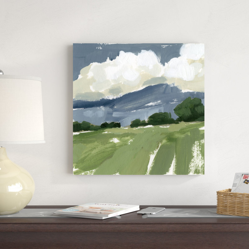 Spring Meadow Study IV, H 20 po x l 20 po x P 1,25 po