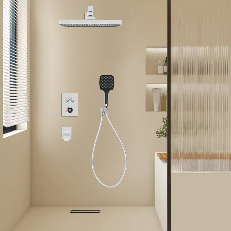 Handheld Shower for Bathroom, Shower Set, Shower Set with Digital Display