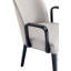 Chaise de salle à manger rembourrée en cuir de hêtre Hillman-746745468