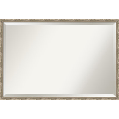 Mila Beveled Wood Framed Wall Mirror