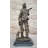 Cowboy W/ Rifle, Lo, And Dog - Bronze Metal Western Art Sculpture By Milo
