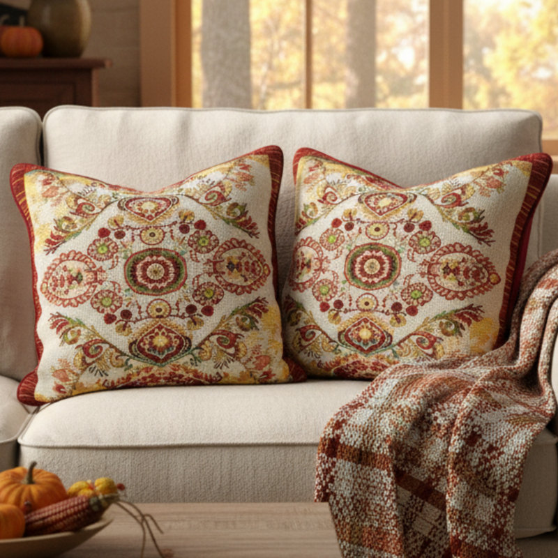 Housse de coussin carrée