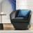 Elexi Upholstered Swivel Barrel Chair-2135974926