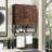 Wooden Wall Mounted Bathroom Cabinet with Adjustable Shelf and Towel Bar-753281139