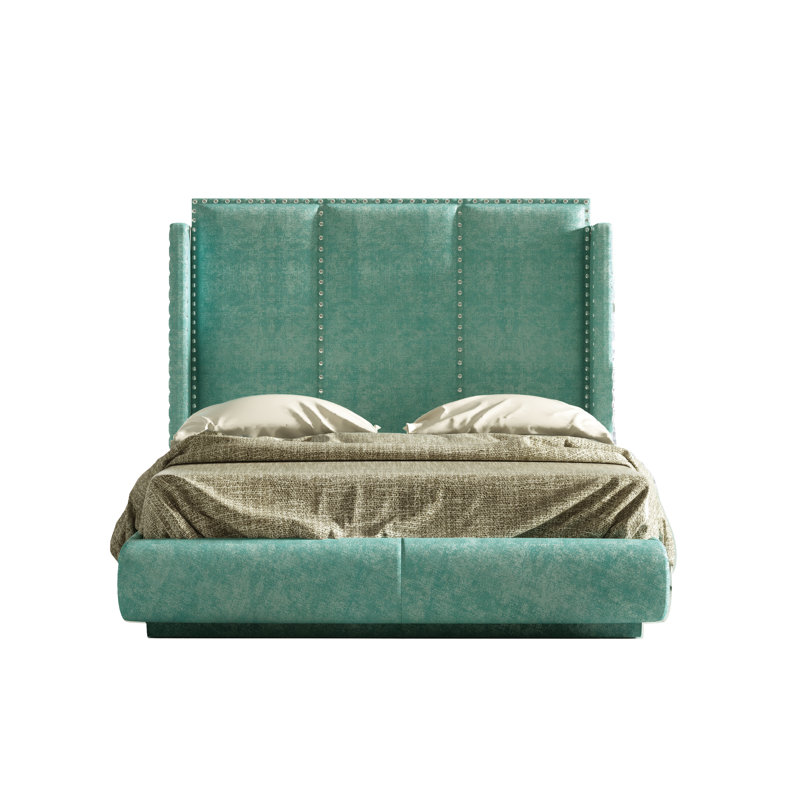 Lit standard Annalya, Grand, Turquoise