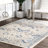 Kristine Power Loom Performance Oriental Blue Rug-880030958