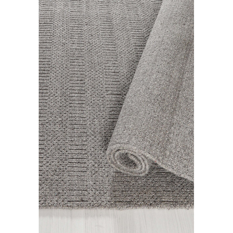 Mishal Wool Hand Woven Area Rug, Rectangle 160 x 230cm