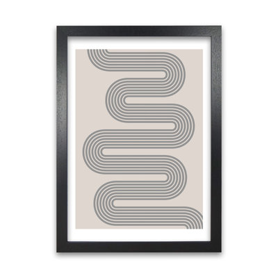 Twisty Lines Neutral Original - Print