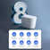 Smart Bidet Toilet with Soft-Closing Heated Seat, Instant Water Heating, Night Light, Remote Control