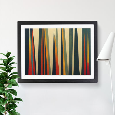 Modern Abstract Forest Vol.2 - Framed Print
