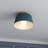 Lovettsville 1-Light E26 Empire Modern Industrial Close to Ceiling Semi-Flush Mount Light Fixtures-1992085172