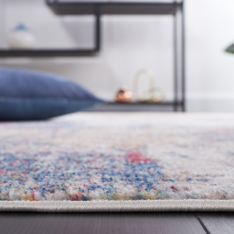 Phoenix 500 Performance Abstract Rug, Round 6'7"