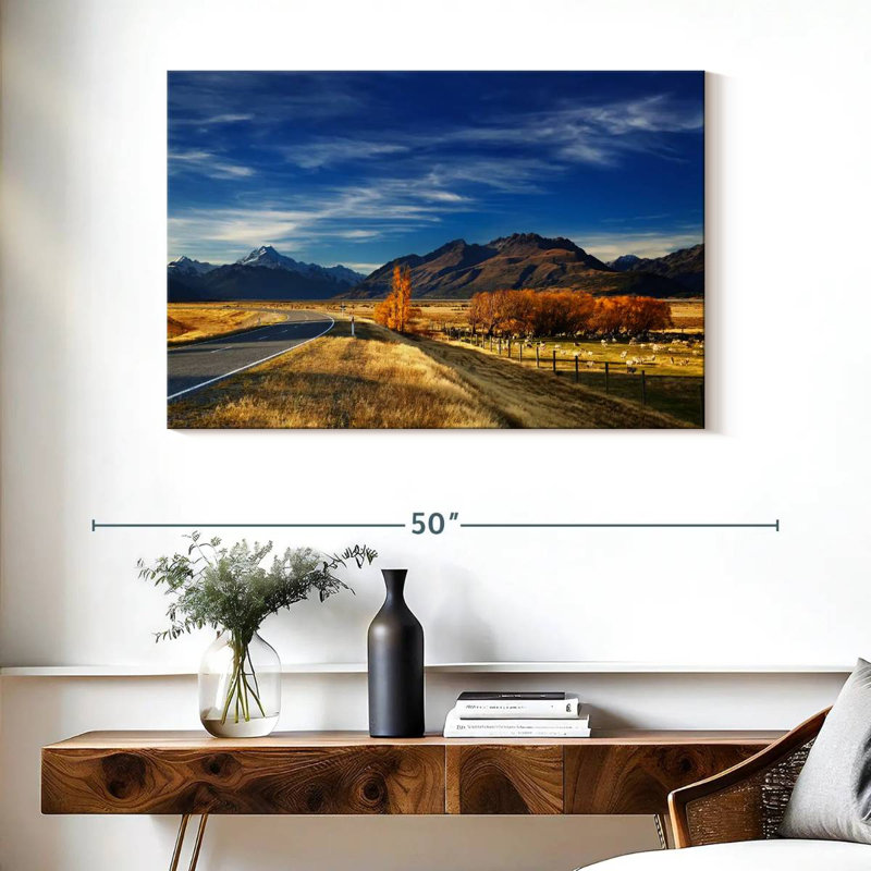 Paysage de ferme Alvord Canterbury, H 26 po x l 39 po