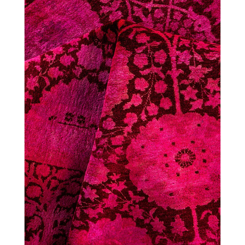 Zelma One-of-a-Kind 6' 1" x 9' 1" Hand Knotted Area Rug